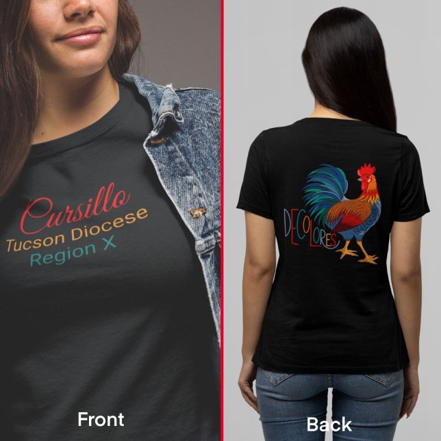 Camiseta Cursillo personalizado decolores com diocese e reg (Criador carregado)