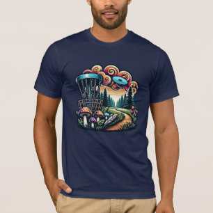 Camiseta Curso de Cogumelos Retro e Golfe Disco Ai Art