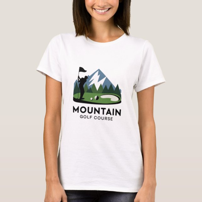 Camiseta Curso de Golfe de Montanha (Frente)
