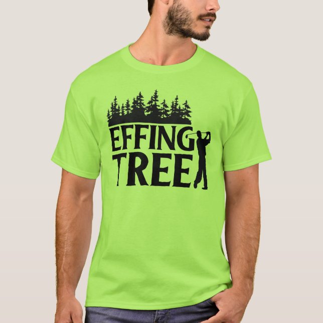 Camiseta Curso Obstáculo: Árvores vs Golfer (Frente)
