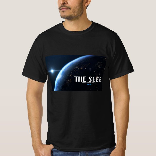 Camiseta curta-metragem de ficção científica/fi "The Seer", (Frente)