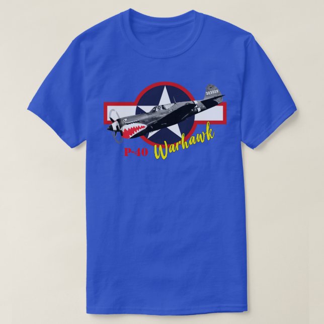 Camiseta Curtiss P40 Warhawk WorldII (Frente do Design)