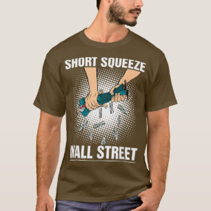Camiseta Curto aperto Wall Street Funny Stock Broker