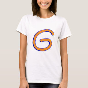 Camiseta Curva de G da letra