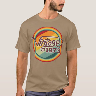 Camiseta Curva retrô Vintage 1973
