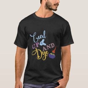 Camiseta Curva-Se E Pêssego-Estilhador Coral Longa-Lente