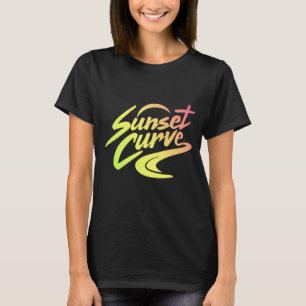 Camiseta Curva Sunset Gradiente