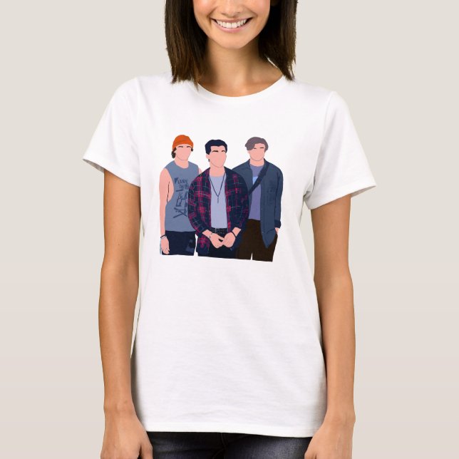 Camiseta Curva Sunset minimalista estilo 90 (Frente)