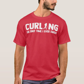 Camiseta Curvando A Única Vez Que Eu Varrer A Curva De Gelo