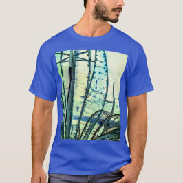Camiseta Curvas azuis