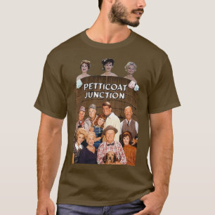 Camiseta Curvas de junção de peticoat e tributo de retrô