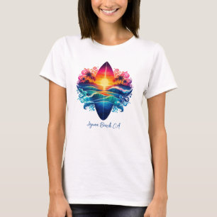 Camiseta Curvas de surfe solares