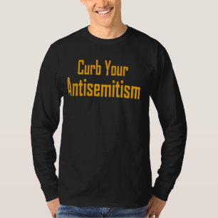 Camiseta Curve O Seu Antissemitismo Contra O Ódio E O Disco