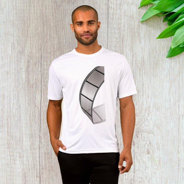 Camiseta Curved Blank Film Strip (Criador carregado)