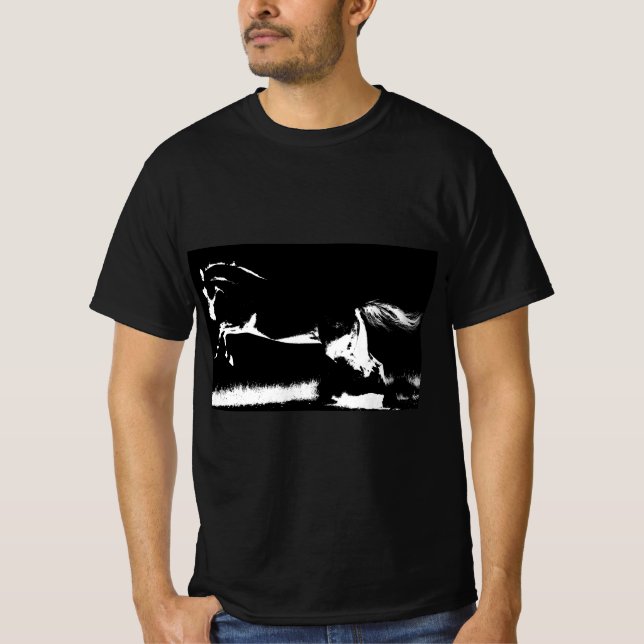 Camiseta Curvet Horse Trendy Modern Pop (Frente)