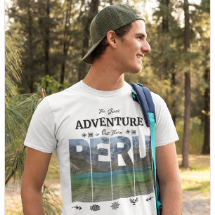 Camiseta Cusco Peru Salkantay, Lake, Inca, Andes, Trail