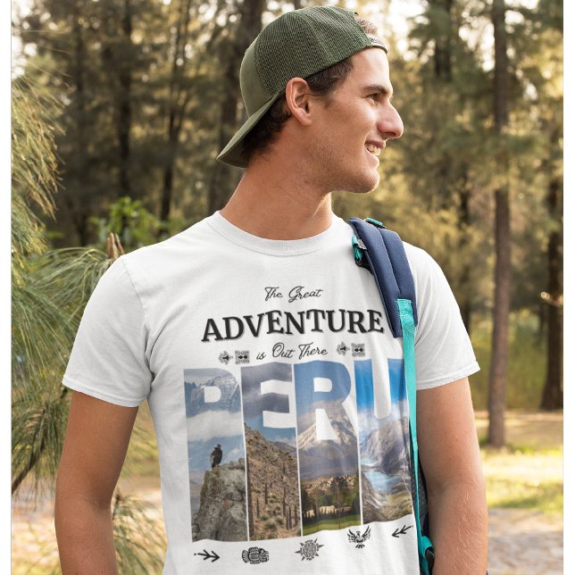 Camiseta Cusco Peru | Vale de Colca | Condor, Inca, Andes (Criador carregado)