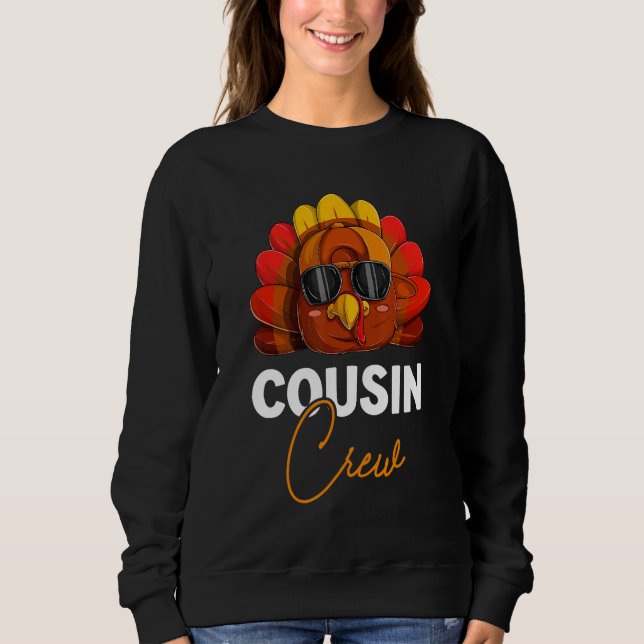 Camiseta Cusin Crew Turquia Shirt, Família de Ação de Graça (Frente)