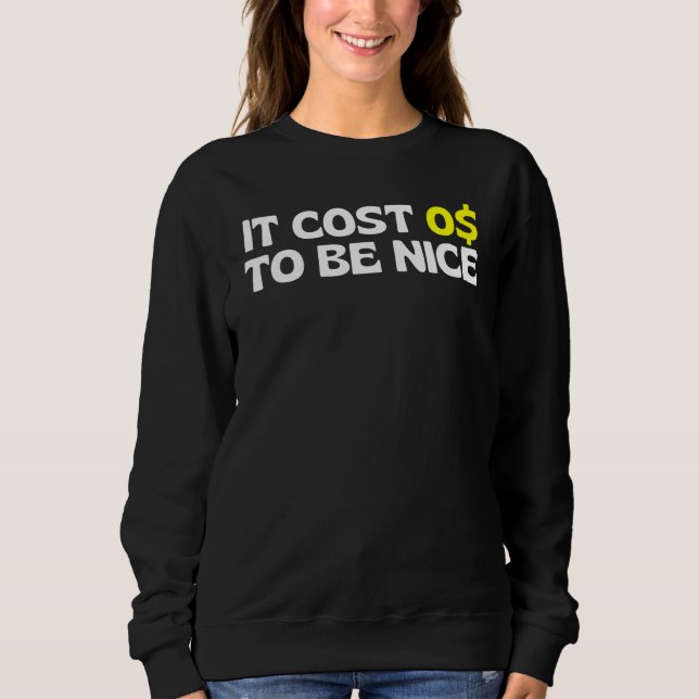 Camiseta Custa Zero Dólar Ser Bonito Custa 0 Ser N (Frente)