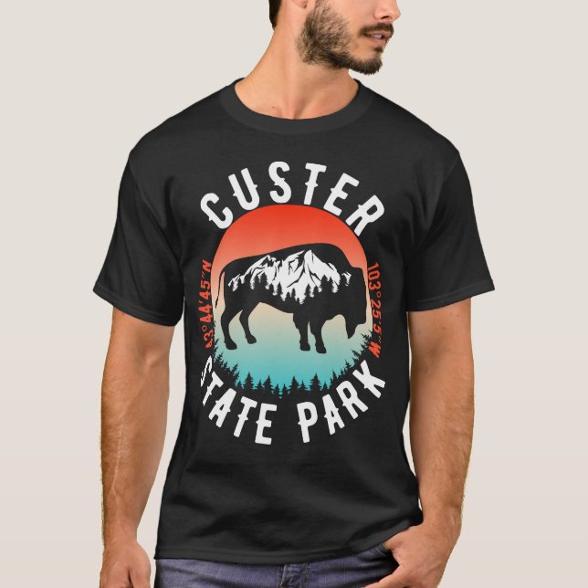 Camiseta Custer State Park, Dakota do Sul, Bison Lovers (Frente)