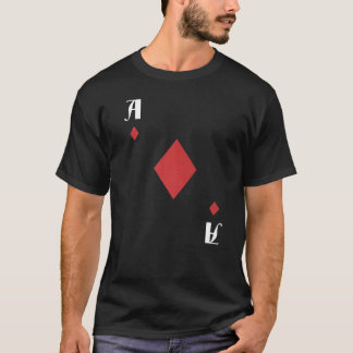 Camiseta Custo Ace De Deck De Cartões De Ouros