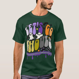Camiseta Custo da Saída Ghouls do Halloween do Vamos Retroa