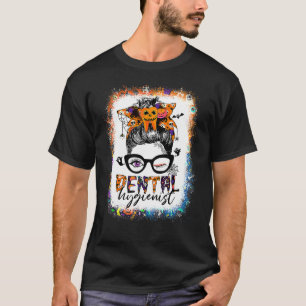 Camiseta Custo de Higienista Dental Descolorida Coque Desgr