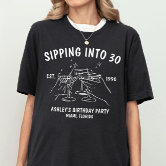 Camiseta Custom  Birthday Crew Birthday Trip Group Matching