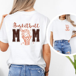Camiseta Custom Cute Coquette Basketball Mom