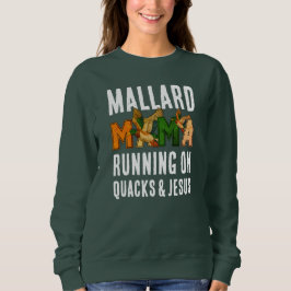 Camiseta Custom Faux Rhinestone MALLARD MAMA Duck Mom