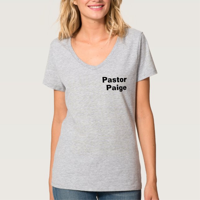 Camiseta Custom Female Pastor (Frente)