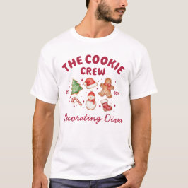 Camiseta Custom Funny Cookie Crew Christmas Matching Family