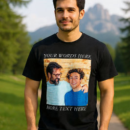 Camiseta Custom Image and Text Tee | Create Your Own