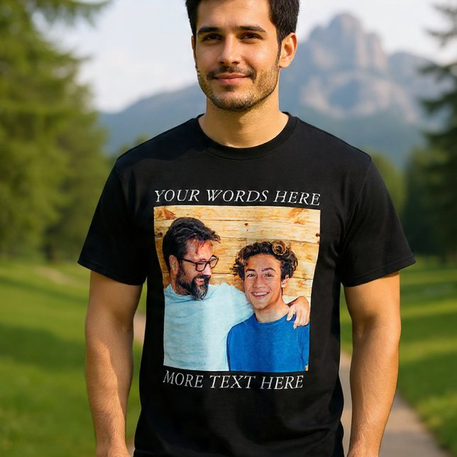 Camiseta Custom Image and Text Tee | Create Your Own  (Criador carregado)