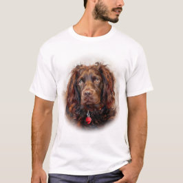 Camiseta Custom Impressionist Boykin Spaniel Portrait