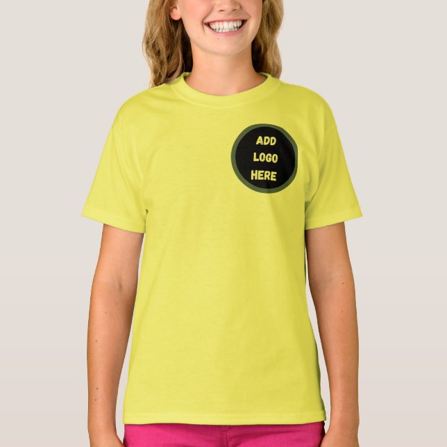 Camiseta Custom minimal Design Add Photo or Text (Frente)