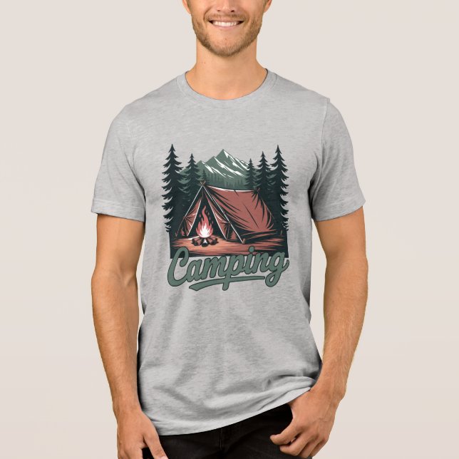 Camiseta Custom Name Camping (Frente)