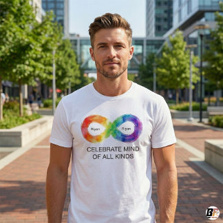 Camiseta Custom Name Neurodiversity Awareness Celebrate Min