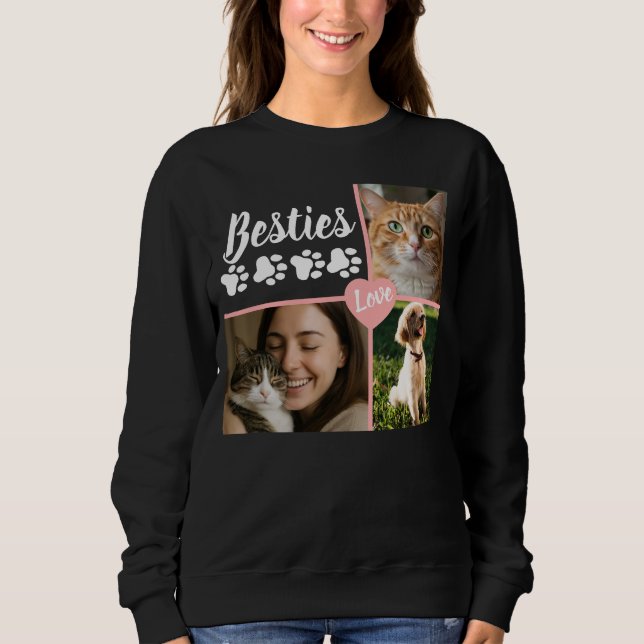 Camiseta Custom Pet Photo Collage  (Frente)