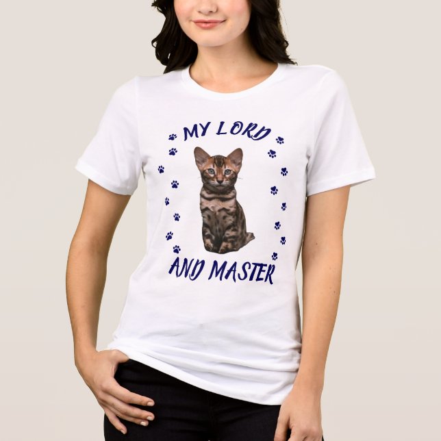 Camiseta Custom Photo Cat Lover  (Frente)