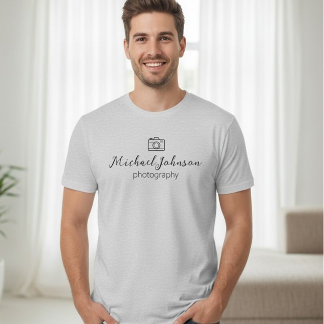 Camiseta Custom Photographer Shirt, Personalized Comfort (Criador carregado)