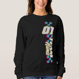 Camiseta Custom Retro 90s Race Team Number Shirt