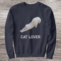 Custom Stylish Cute Funny Cat Pet Lover Navy Blue