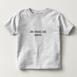 Camiseta Custom Text motivação para o ginásio E Castanh