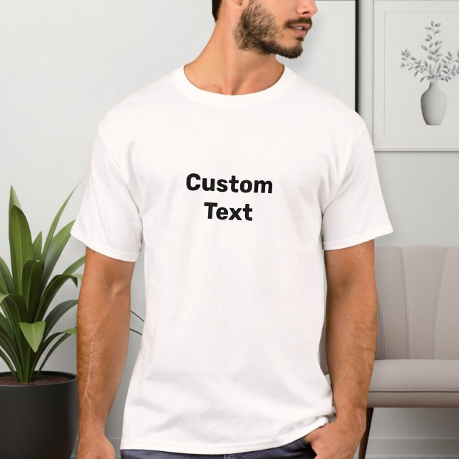 Camiseta Custom text T-shirt, choose your text (Criador carregado)