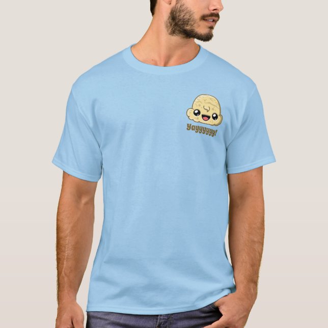 Camiseta Custom Vanilla Scoop Crest - Ice Cream Jump (Frente)