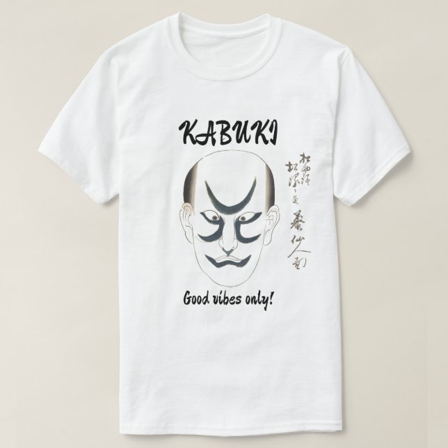 Camiseta Custom Vintage Aesthetic Japanese Kabuki Art  (Frente do Design)