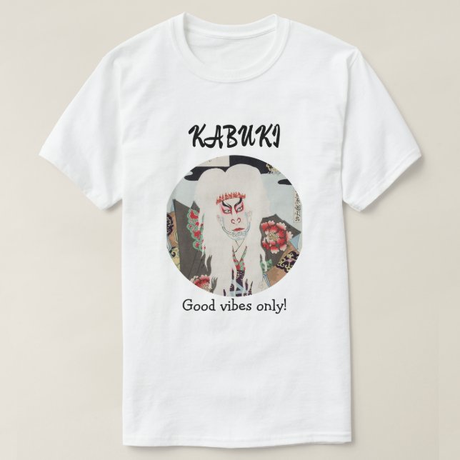 Camiseta Custom Vintage Aesthetic Japanese Kabuki Theater (Frente do Design)
