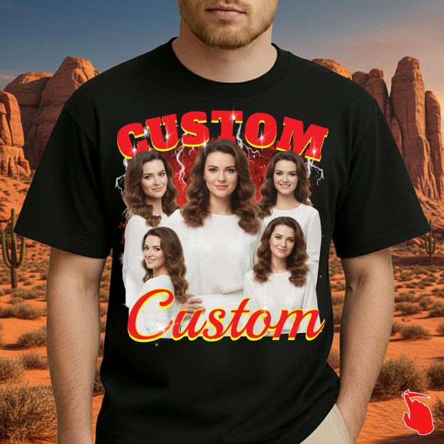 Camiseta Custom Your Own bootleg 90s  Design - Selfmade  (Criador carregado)