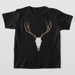 Camiseta Customizable Mule Deer Skull